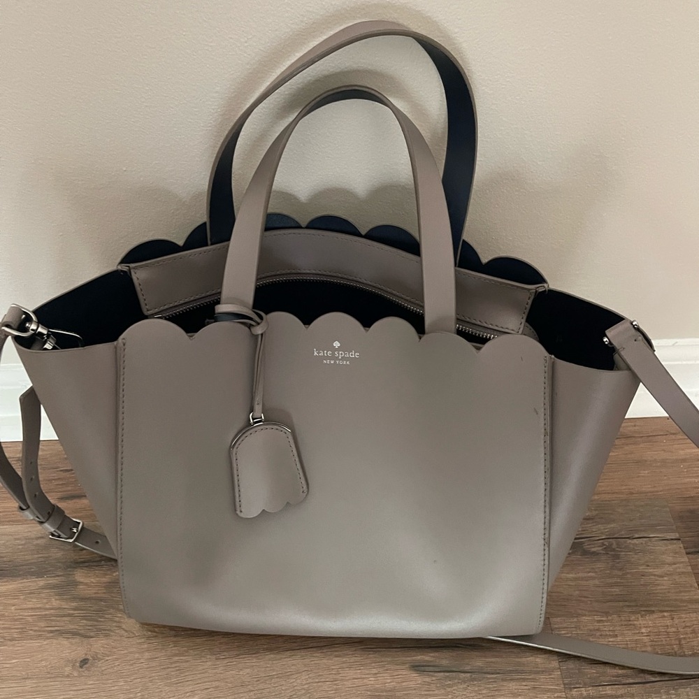 Kate Spade Gray Classic Tote Bag